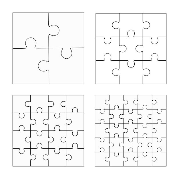 Versatile Puzzle Piece Collection for Diverse Design Needs | Jiffy Designs