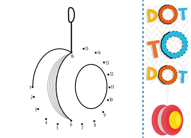 Vibrant Dot to Dot Puzzle with Playful Shapes | Jiffy Designs