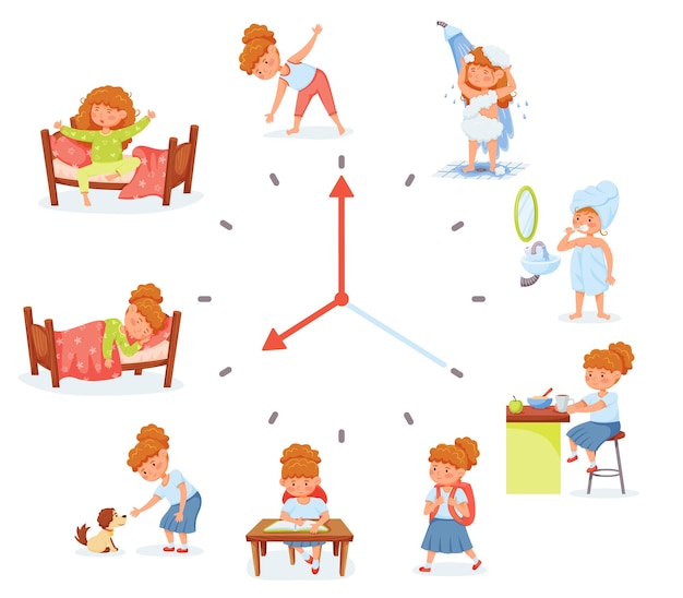 Colorful Depiction of Daily Routines and Activities | Jiffy Designs