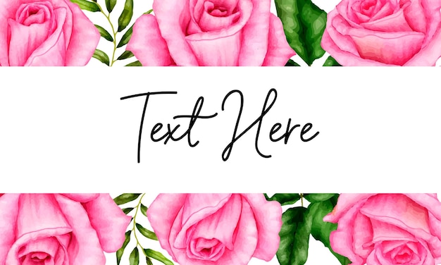 Vibrant Watercolor Roses with Elegant Text Overlay | Jiffy Designs