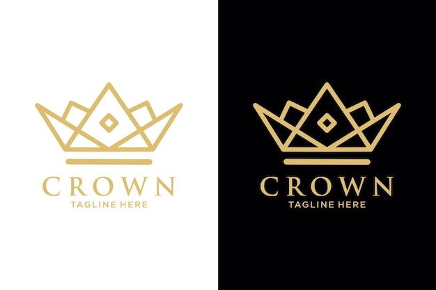 Elegant Golden Crown with Geometric Shapes | Jiffy Designs