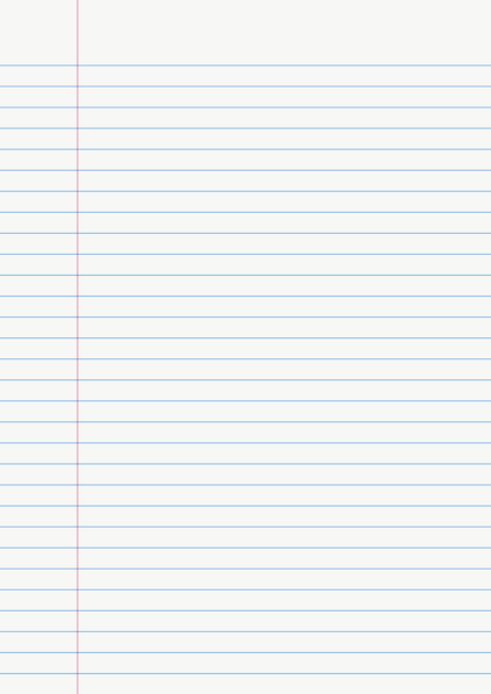 Lined notebook paper with faint grid pattern and red margin | Jiffy Designs