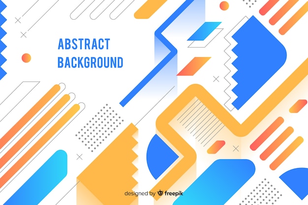 Vibrant Geometric Shapes in Playful Abstract Composition | Jiffy Designs