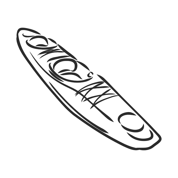 Elegant Tribal Kayak Design with Intricate Patterns | Jiffy Designs