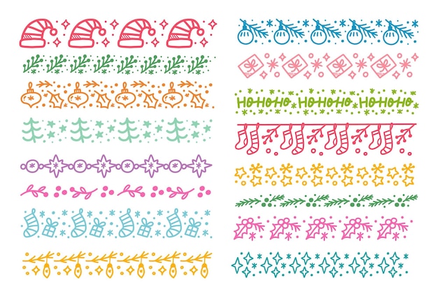Vibrant Decorative Borders and Patterns for Diverse Design Applications ...