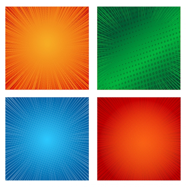 Vibrant Radial Backgrounds in Bold Primary Colors | Jiffy Designs