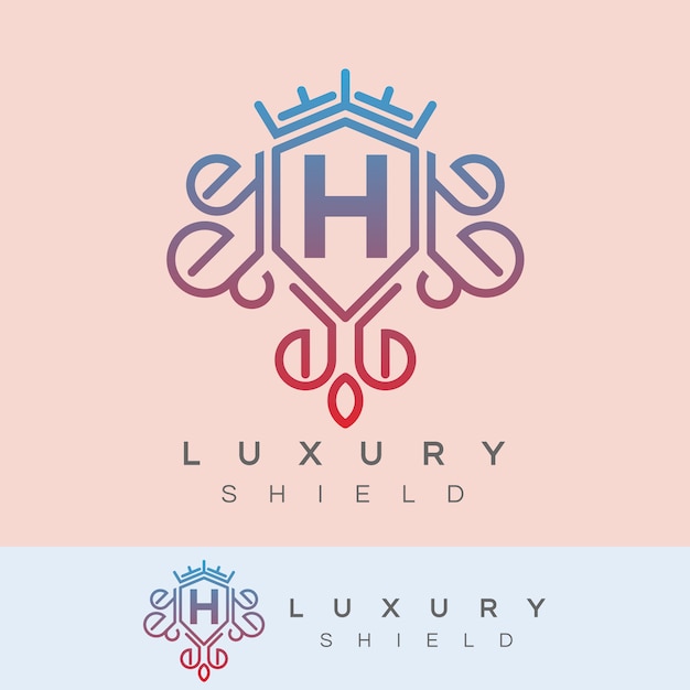 Elegant Monogram Logo with Luxury Crest and Embellishments | Jiffy Designs