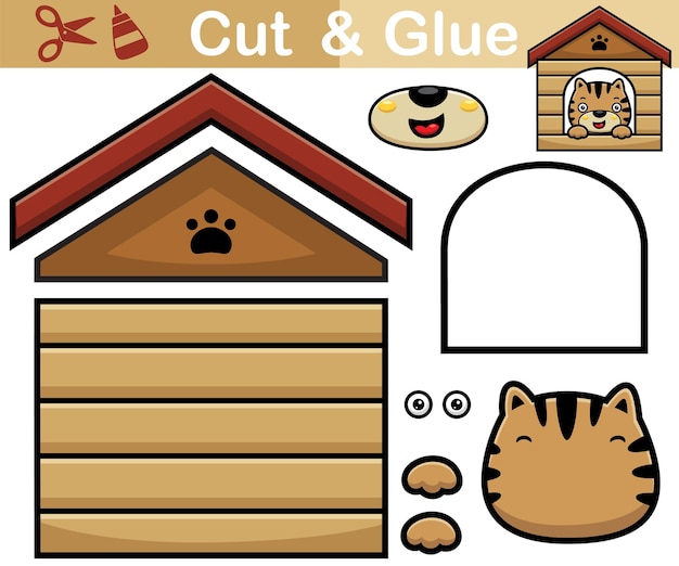Charming DIY Pet House and Accessory Cut-and-Glue Craft Kit | Jiffy Designs