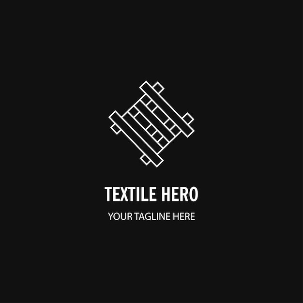 Geometric Textile Pattern with Minimalist Typographic Logo | Jiffy Designs