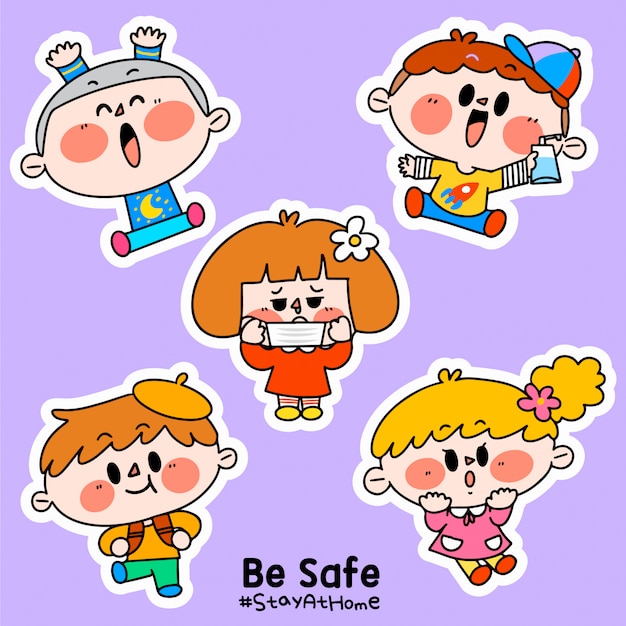 Cheerful Cartoon Characters Celebrating Safety with Smiles | Jiffy Designs