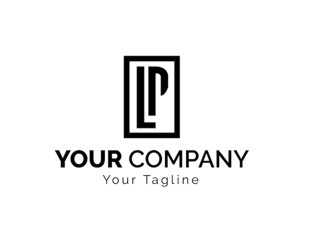 Sleek and Modern Monogram Logo with Initials and Tagline | Jiffy Designs