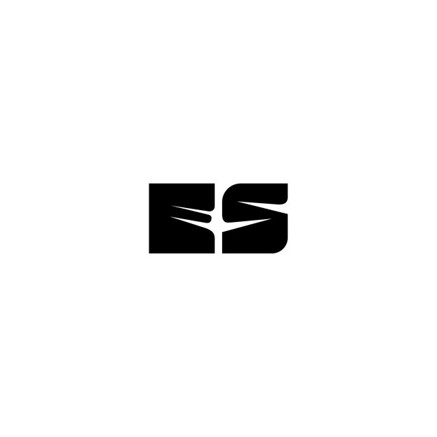 Sleek and Versatile ES Monogram Logo Design | Jiffy Designs