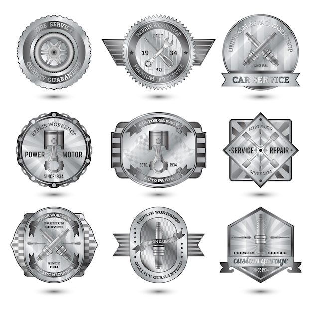 Vintage Automotive Emblem Collection: Iconic Designs Celebrating ...