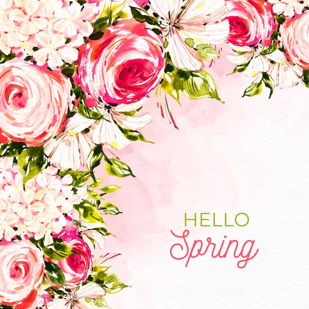 Vibrant Spring Floral Arrangement with Greeting Text | Jiffy Designs