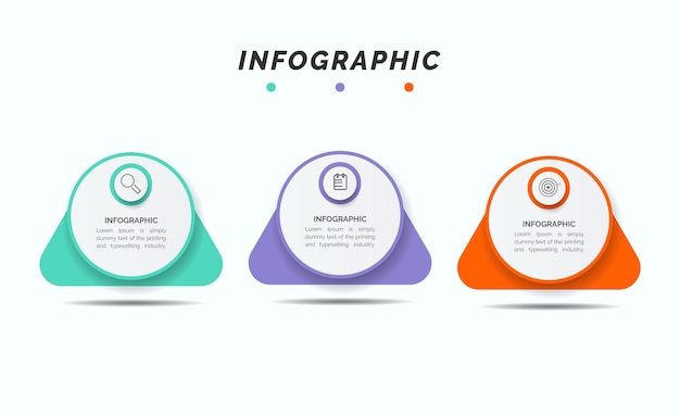 Vibrant Infographic Shapes with Informative Icons and Text | Jiffy Designs
