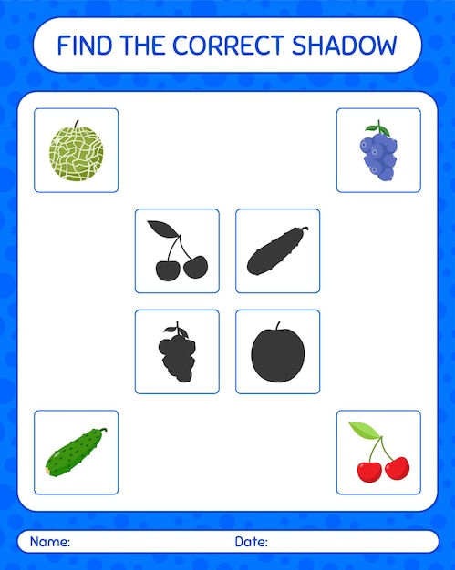 Diverse Collection of Vibrant Fruit and Vegetable Silhouettes | Jiffy ...