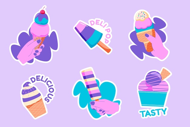 Delightful Dessert-Inspired Sticker Collection | Jiffy Designs