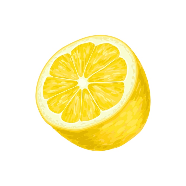 Juicy and Vibrant Lemon Slice in Striking Detail | Jiffy Designs