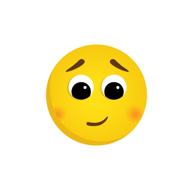 Cheerful Smiley Face with Expressive Eyes and Smile | Jiffy Designs