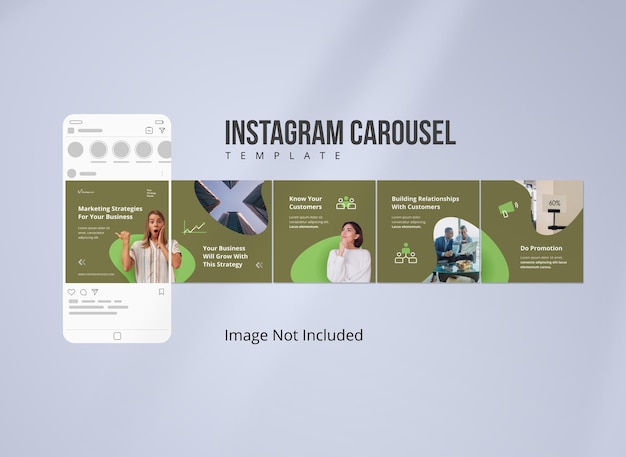 Vibrant Social Media Carousel with Lifestyle Imagery and Icons | Jiffy ...