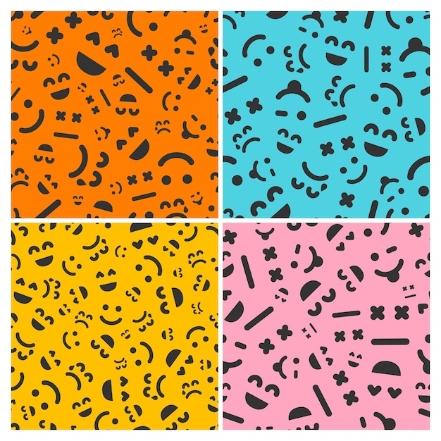 Vibrant Assortment of Playful Shapes and Symbols | Jiffy Designs