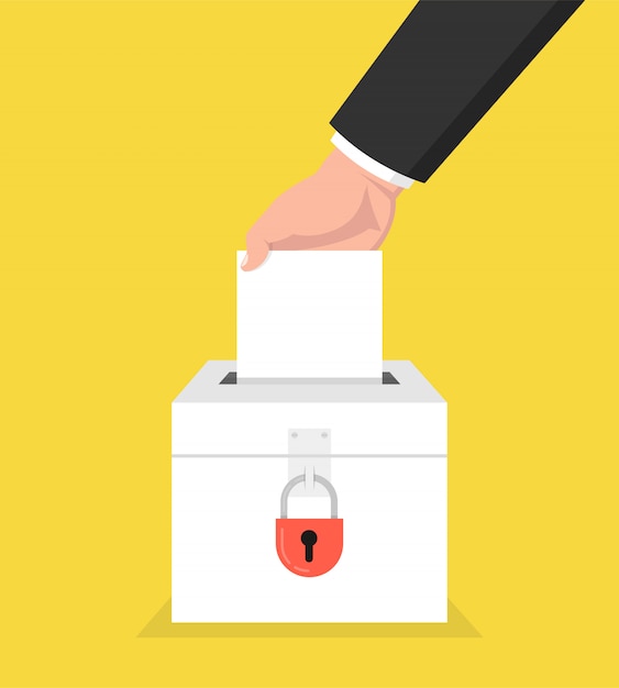 Ballot Box with Padlock - Secure Voting Concept | Jiffy Designs