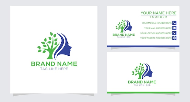 Versatile Green Tree and Face Brand Identity Collection | Jiffy Designs
