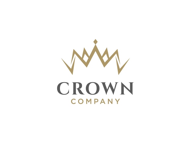 Elegant Crown Symbol for Premium Brand Identity | Jiffy Designs
