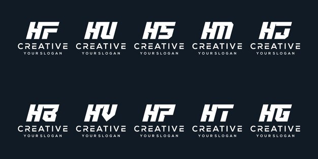 Creative Monogram Logos in Sleek Modern Typography | Jiffy Designs