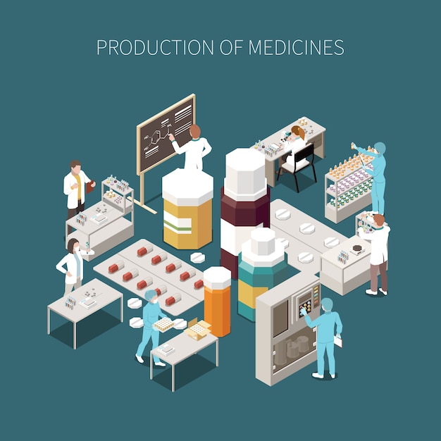Intricate Pharmaceutical Production Process Captured in Vivid Detail ...