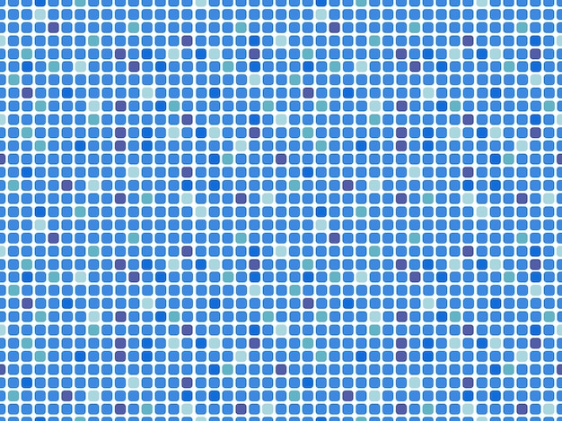 Vibrant Blue Mosaic Pattern with Overlapping Square Tiles | Jiffy Designs