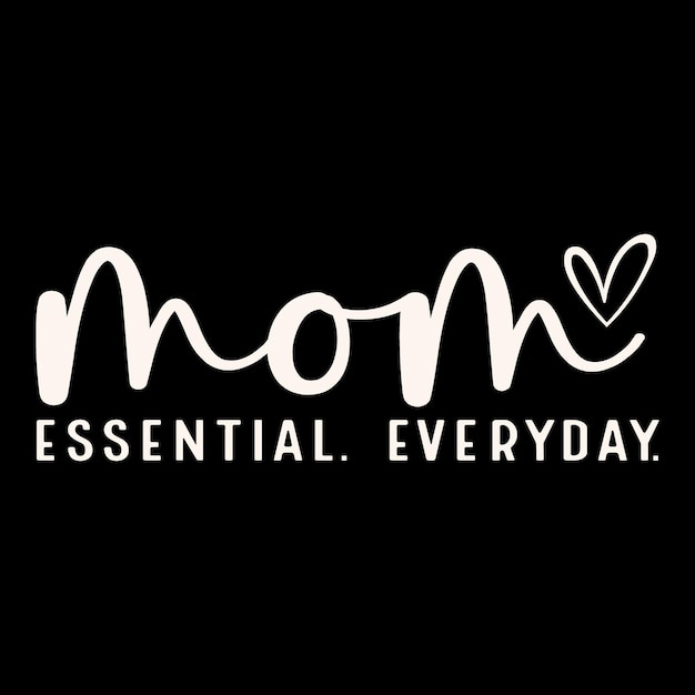 Inspiring Mom Mantra in Elegant Script | Jiffy Designs