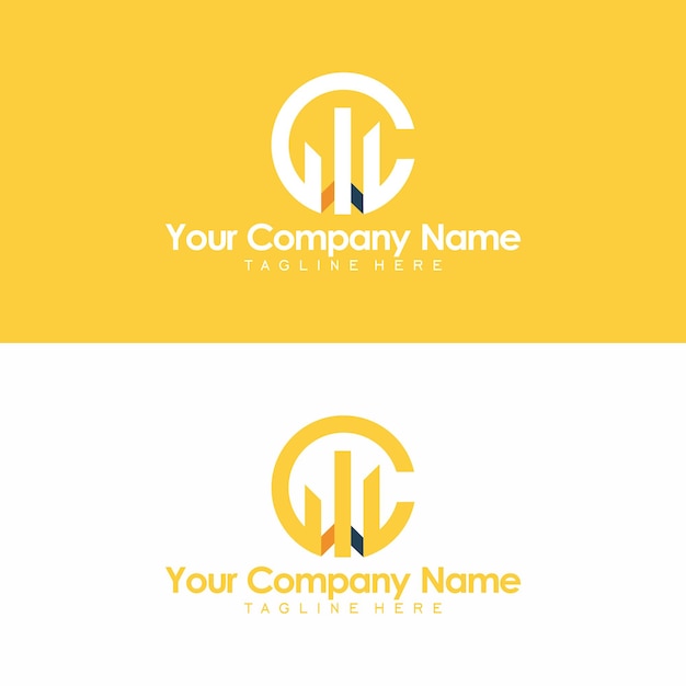 Sleek and Modern Company Logo with Stylized Initials | Jiffy Designs