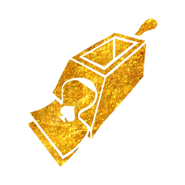 Dazzling Gold Glitter Rocket Ship Design | Jiffy Designs