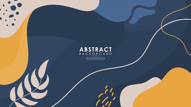 Vibrant Abstract Landscape with Organic Shapes and Textures | Jiffy Designs