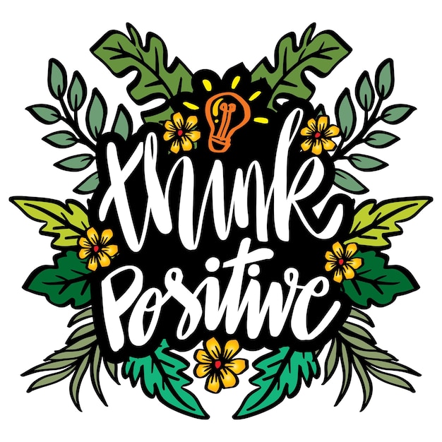 Vibrant Floral Lettering with Uplifting Message | Jiffy Designs