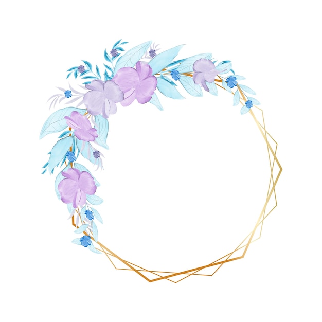 Delicate Floral Wreath with Pastel Blooms and Leaves | Jiffy Designs