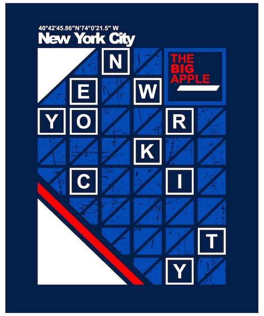 Iconic New York City Skyline and Typography Art | Jiffy Designs