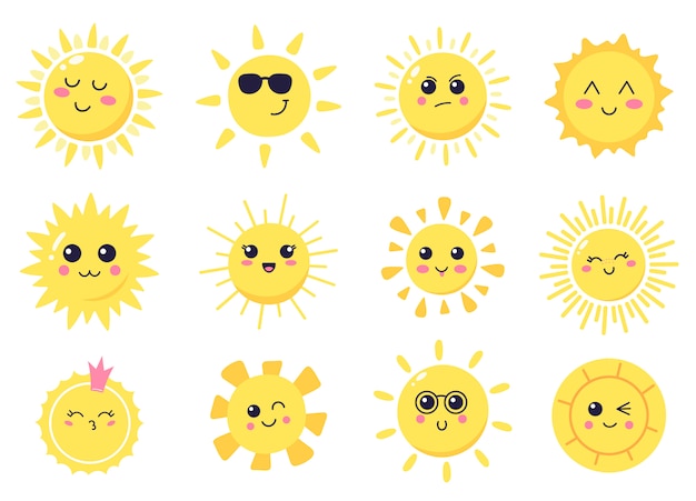 Delightful Collection of Cheerful Sun Illustrations | Jiffy Designs