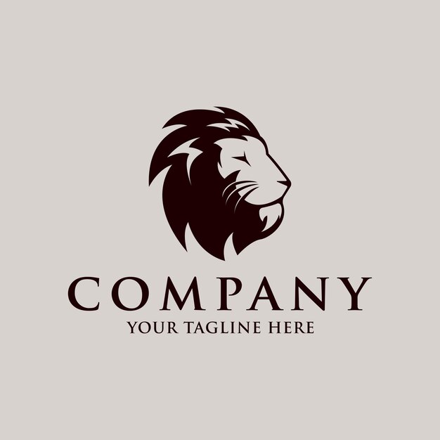 Majestic Lion Logo with Captivating Tagline | Jiffy Designs