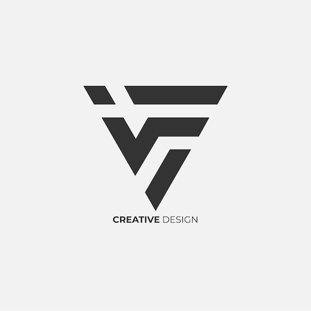 Striking Geometric Logo Design with Bold Monogram | Jiffy Designs