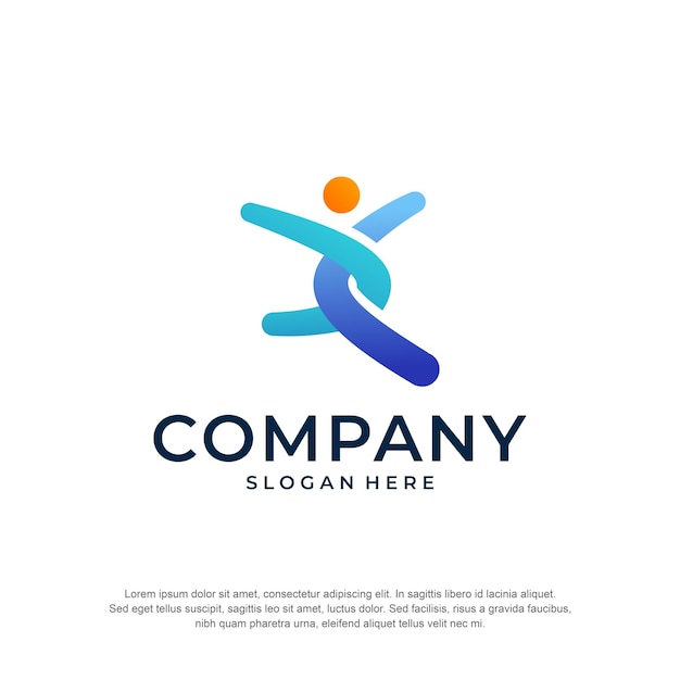 Dynamic Silhouette Emblem with Vibrant Color Scheme | Jiffy Designs