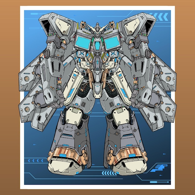 Colossal Mech Warrior: A Striking Robotic Masterpiece | Jiffy Designs
