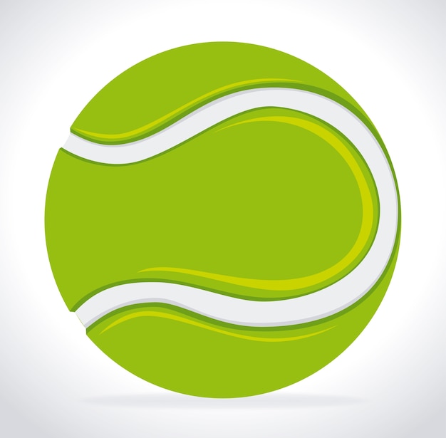 Vibrant Tennis Ball Design with Sleek Curves | Jiffy Designs