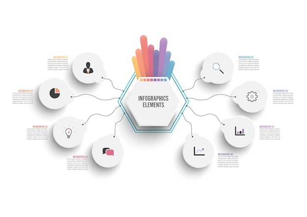Vibrant Infographic Design with Diverse Visualization Elements | Jiffy ...
