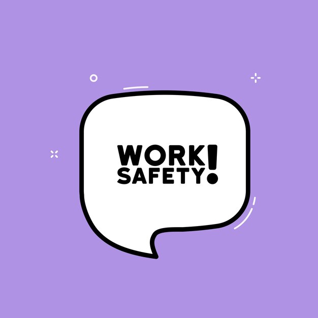 Vibrant Safety Message in Playful Speech Bubble | Jiffy Designs