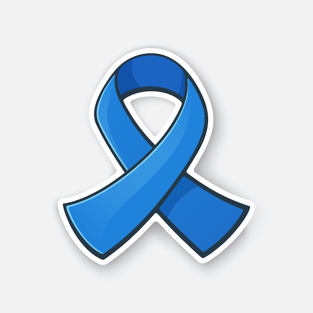Vibrant Blue Awareness Ribbon - A Symbol of Hope and Support | Jiffy ...