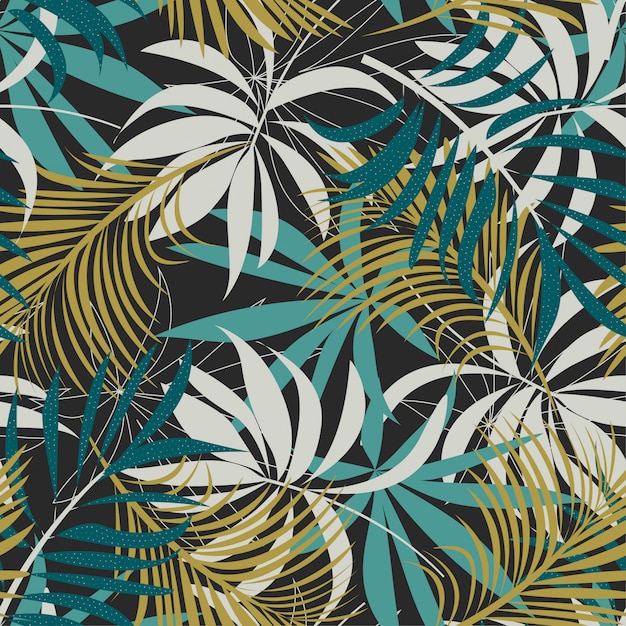 Vibrant Tropical Foliage Botanical Pattern | Jiffy Designs