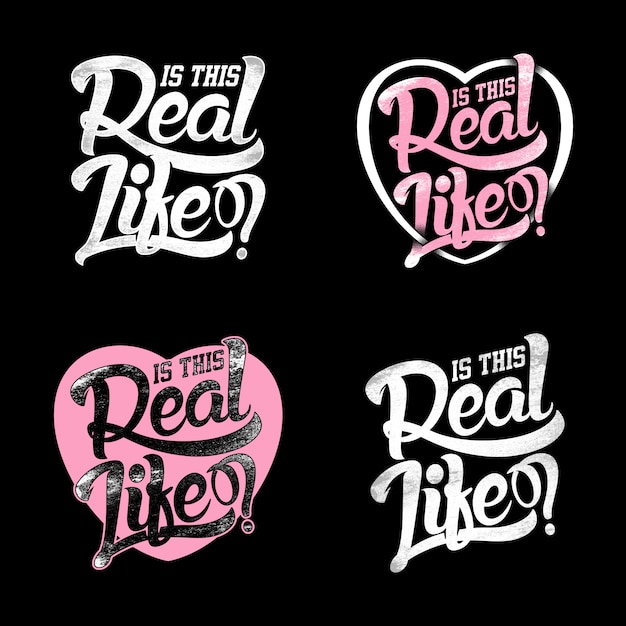 Vibrant Retro-Inspired Lettering Designs Celebrating Real Life | Jiffy ...
