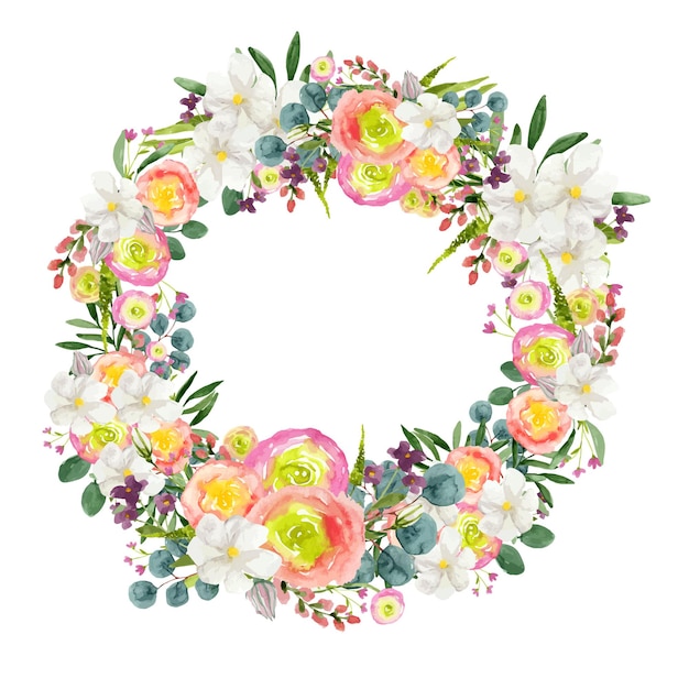 Vibrant Floral Wreath with Roses, Peonies, and Greenery | Jiffy Designs